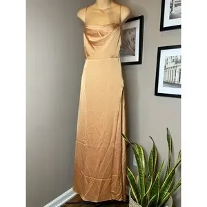 knee length dresses for ladies Ambre Mesh Panel Maxi Dress
